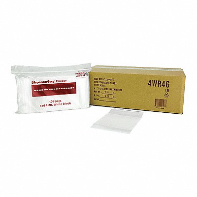 Reclosable Poly Bag Zip Seal PK1000