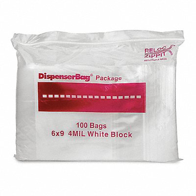 Reclosable Poly Bag Zip Seal PK1000