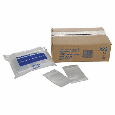 Reclosable Poly Bag Zip Seal PK1000