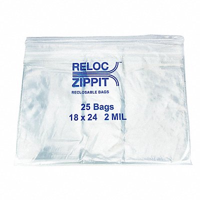 Reclosable Poly Bag Zip Seal PK250