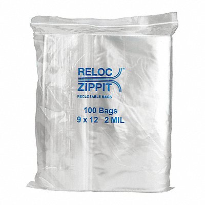 Reclosable Poly Bag Zip Seal PK1000