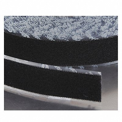 Reclosable Fastener Loop 5/8x75 ft Black