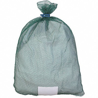 Laundry Bag Green Rubber Closure PK12