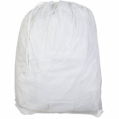 Laundry Bag White Drawcord PK12