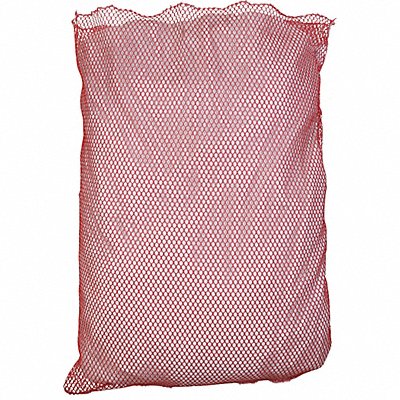 Mesh Laundry Bag Red Polyester PK12