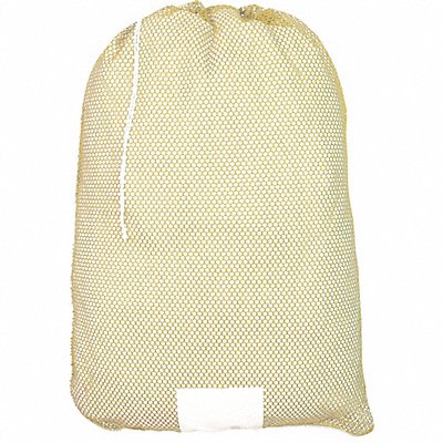 Mesh Laundry Bag Yellow Drawcord PK12