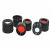 Cap 10 mm Dia Black PK1000