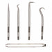 Pick And Hook Set Steel 5-9/16in.L 4 pcs