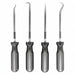 Pick And Hook Set Steel 5-1/16in.L 4 pcs