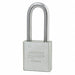 Keyed Padlock 3/4 in Rectangle Silver