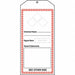 GHS Tags Chemical Name 8-1/2x3-7/8In PK5