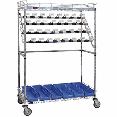 Catheter Storage Cart 60x68 2 Shelves