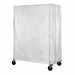 Cart Cover 72x24x74 White Polyester