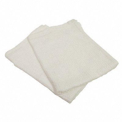 Bar Towel 20 L Cotton White PK12