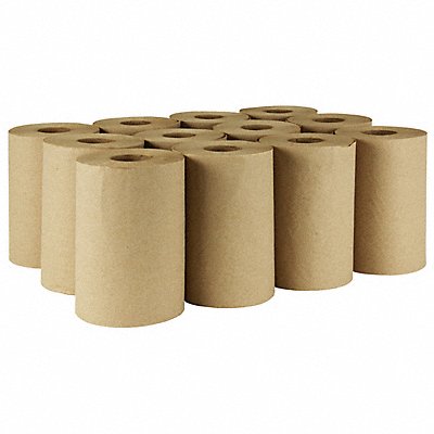 Paper Towel Roll Continuous Brown PK12