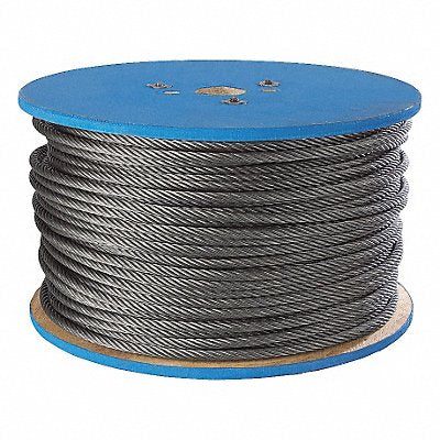 Flexible Wire Rope Galv. ST 1/8in 500 ft