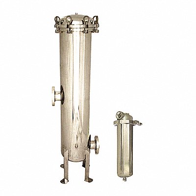 Filter Housing 50 3/4 H 12 Dia Silver