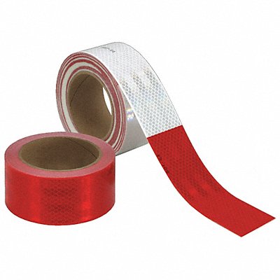 Reflective Tape Red/White 2 in W