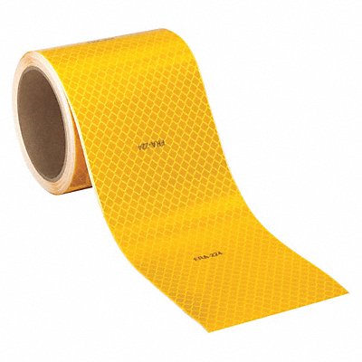 Reflective Tape Fluorescent Yellow 4in W