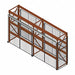 Enclosure Kit 48x144x108in Steel 10ga