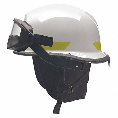 Fire Helmet Quick Release 3-Point White