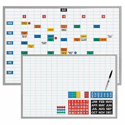 Magnetic Planning/Schedule Kit 72x48