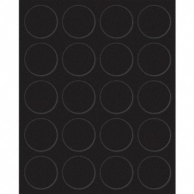 Magnetic Round Indicators Black PK20