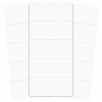 Magnetic Strips Pre-Cut 2in White PK25