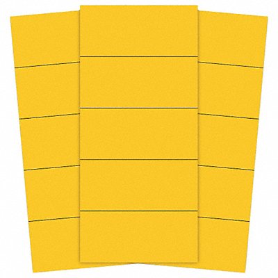 Magnetic Strips Pre-Cut 2in Yellow PK25