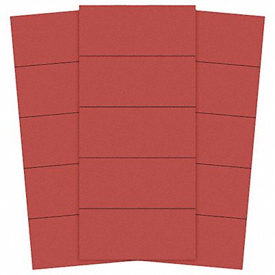 Magnetic Strips Pre-Cut 2 in Red PK25