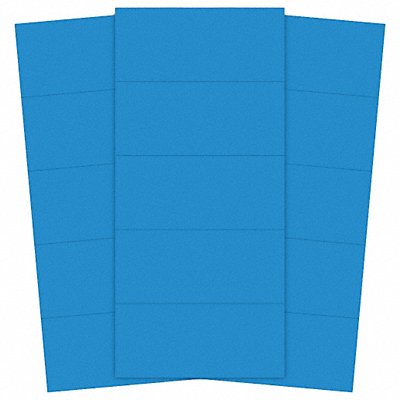 Magnetic Strips Pre-Cut 6in Blue PK25