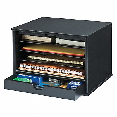 Desktop Organizer Black 5 Compartments