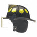 Fire Helmet Thermoglas(R)/FG Shell Black