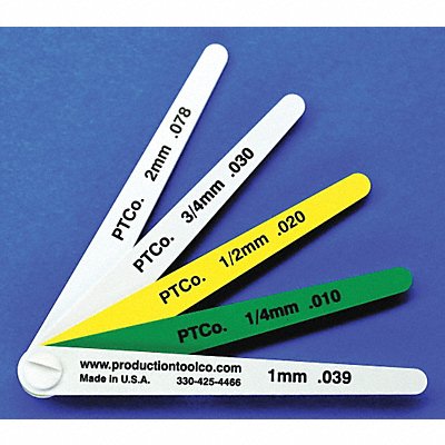 Feeler Gauge 0.177 In Thick 4 In L Blade
