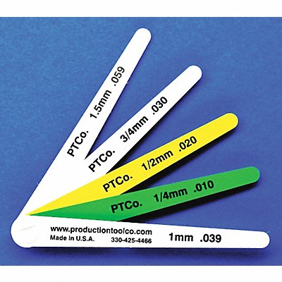 Feeler Gauge 0.157 In Thick 4 In L Blade