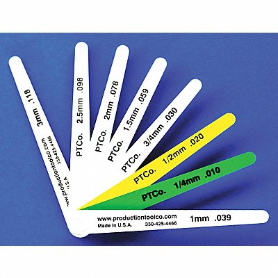Feeler Gauge 0.452 In Thick 4 In L Blade