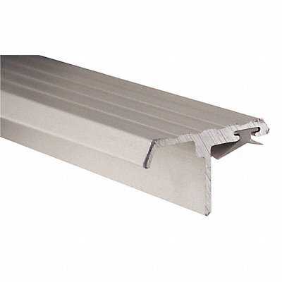 Double Door Weatherstrip Vinyl 7ftL Gray