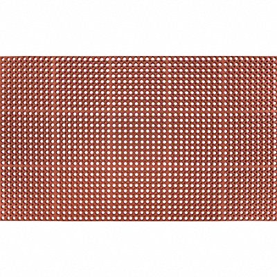 Drainage Mat Red 7/8 in Thick 5 ft W