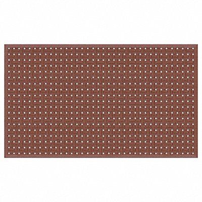 Drainage Mat Red 7/16 in Thick 5 ft W