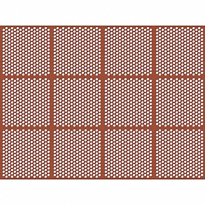 Drainage Mat Red 1/2 in Thick 4 ft W