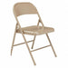 Commercialine Folding Chair Stl Tan PK4