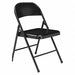 Commercialine Folding Chair Stl Blk PK4