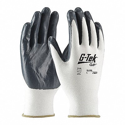 Glove Coated White Seamless M PR