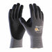 Coated Glove Nitrile L Blk/Gray 