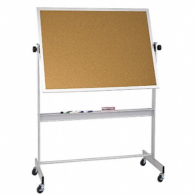 Dry Erase Board Cork/Porcelain 48 x60 