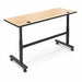 Mobile Table Rectangle Fusion Maple 72 W