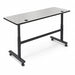 Mobile Table Rectangle Gray Nebula 60 W