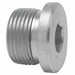 Hollow Hex Head Plug 316L SS M33 x 2 in