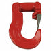 Sling Hook Steel 13200 lb Red Painted