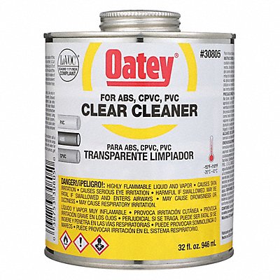 PVC Cleaner Clear 32 oz.